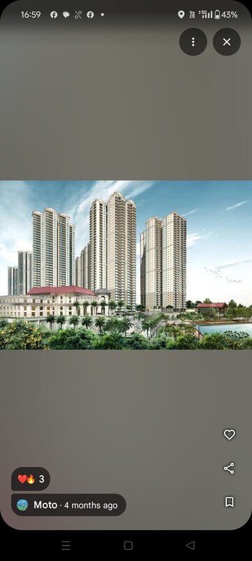 3 BHK Apartment For Sale in The Prestige City Bellagio, Rajendra Nagar