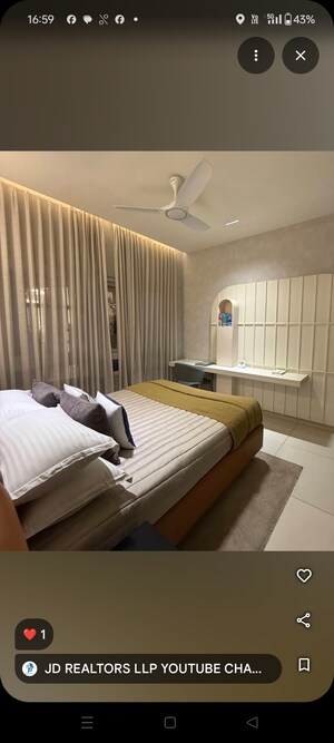 Bedroom in 3 BHK Apartment at The Prestige City Bellagio, Rajendra Nagar – for Sale