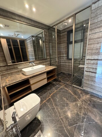 Attached Bathroom in 4 BHK Builder Floor at Dlf Phase I – for Rent