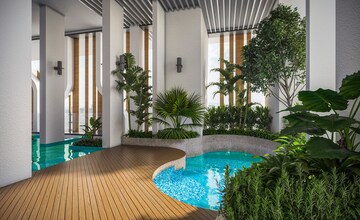 Balcony in 3 BHK Apartment at Luxora Crystal Antara, Manpada – for Sale