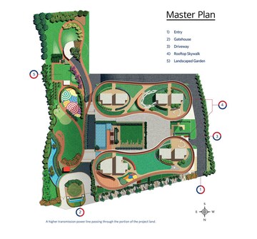 Master Plan in 2 BHK Apartment at Siddha Sky, Wadala – for Sale