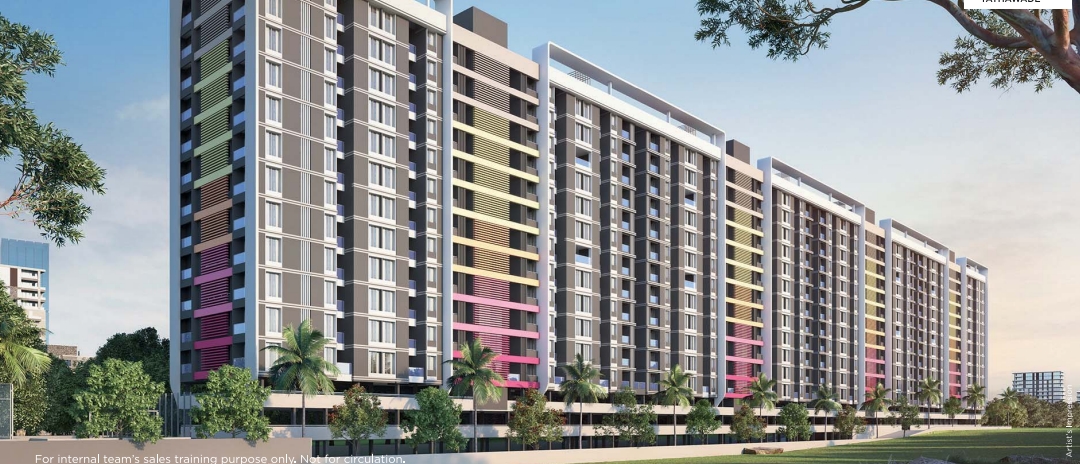 2.5 BHK + Extra Room Apartment For Sale in Newton Homes Tathawade ta