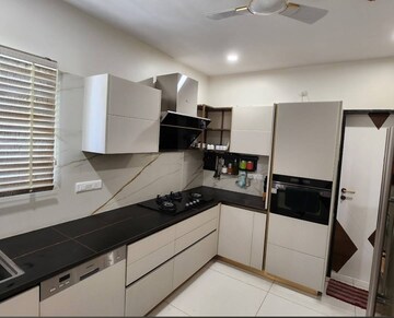 Kitchen in 4 BHK Apartment at Aparna Luxor Park, Kondapur – for Rent