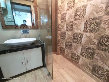 Bathroom in 3 BHK Apartment at Shanti Kunj – for Rent