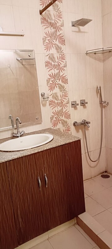 Bathroom in 2 BHK Apartment at Vasant Kunj – for Rent