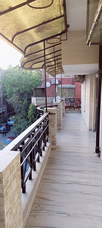 Balcony in 2 BHK Apartment at Vasant Kunj – for Rent