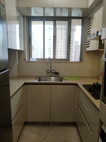 Kitchen in 1 BHK Apartment at Hiranandani Regent Hill, Powai – for Rent