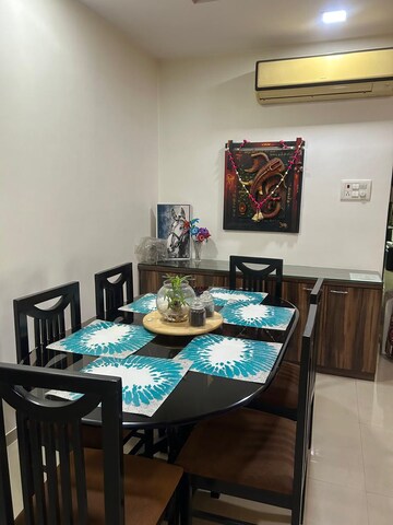 Living Room in 3 BHK Apartment at Rustomjee OZone, Goregaon West – for Rent