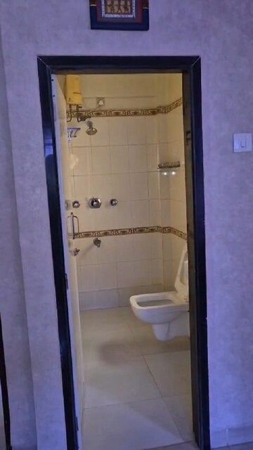 Bathroom in 3 BHK Apartment at Gundecha Marigold, Kandivali East – for Rent