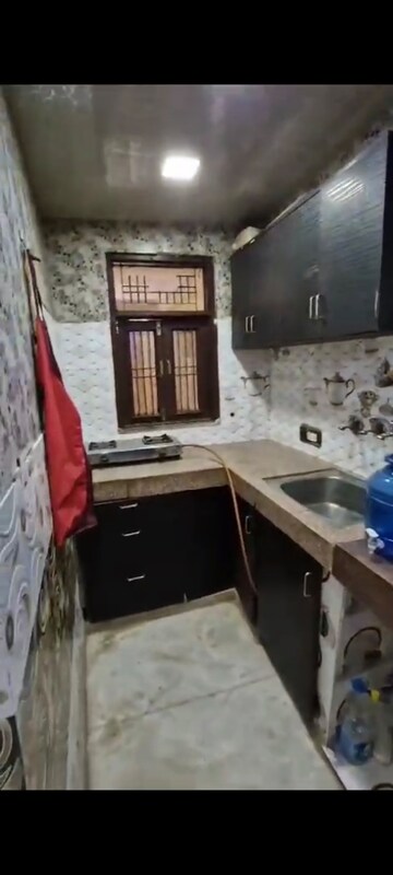 Kitchen in 1 BHK Builder Floor at Himgiri Enclave, Burari – for Rent
