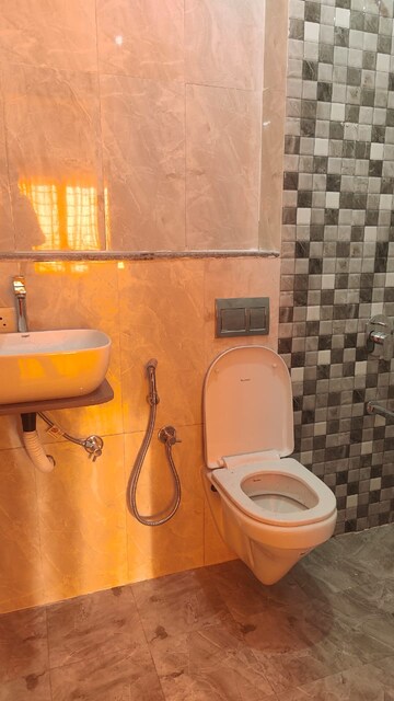 Bathroom in 3 BHK Builder Floor at Juhu – for Rent