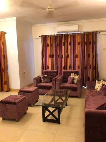 Living Room in 2 BHK Apartment at West End River View, Aundh – for Rent