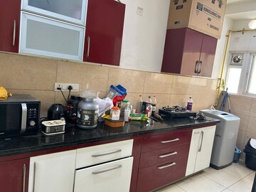 Kitchen in 3 BHK Apartment at Prestige High Fields, Gachibowli – for Rent