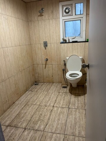 Bathroom in 3 BHK Apartment at Prestige High Fields, Gachibowli – for Rent