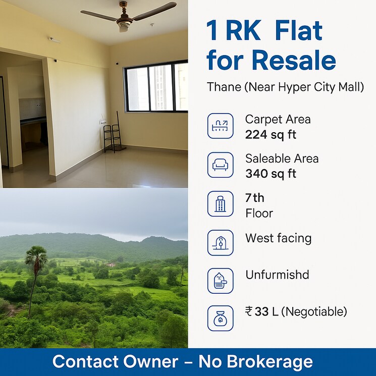 Other, haware-citi Studio 395 Sq.Ft. Apartment In Ghodbunder Road Thane 8990999