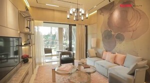 Living Room in 4 BHK Apartment at Raymond The Address, Pokhran Road No Two – for Sale