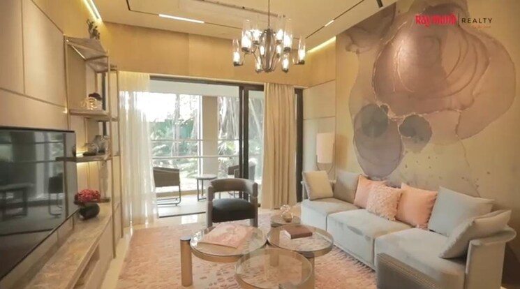 Living Room, raymond-the-address 4 Bedroom 1548 Sq.Ft. Apartment In Pokhran Road No Two Thane 8991014