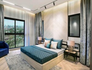 Bedroom in 4 BHK Apartment at Raymond The Address, Pokhran Road No Two – for Sale