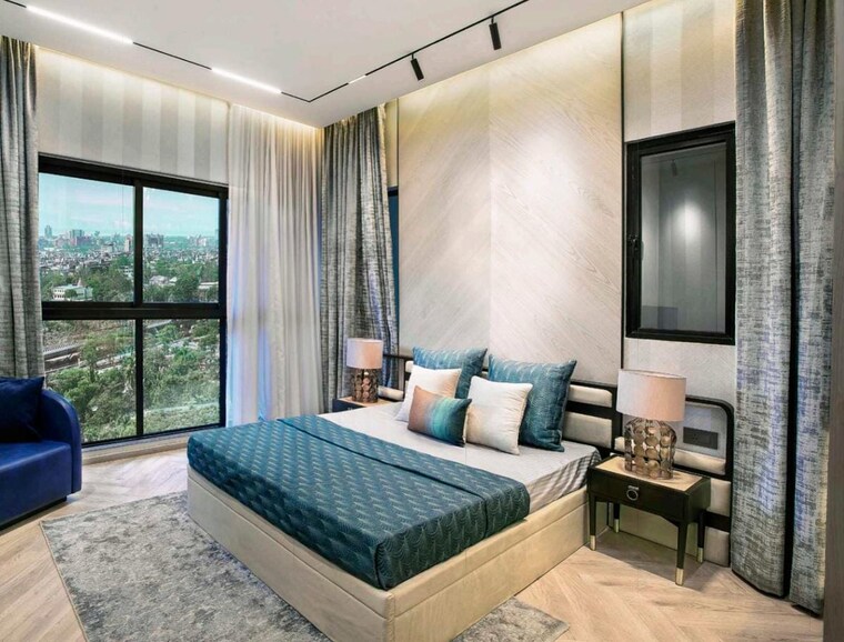 Bedroom, raymond-the-address 4 Bedroom 1548 Sq.Ft. Apartment In Pokhran Road No Two Thane 8991014