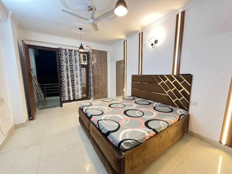 Bedroom, himgiri-enclave 3 Bedroom 900 Sq.Ft. Apartment In Burari Delhi 8991006