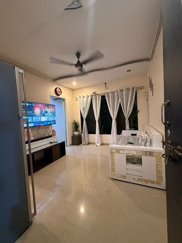 Living Room in 1 BHK Apartment at Platinum Life, Andheri West – for Rent