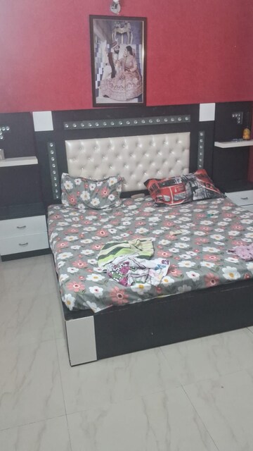 Bedroom in 3 BHK Apartment at Green Valley Heights, Dhakoli – for Rent