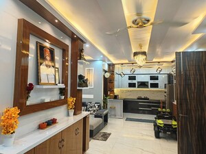 Living Room in 3 BHK Builder Floor at Raghu Nagar – for Sale