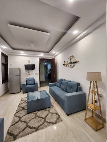 Living Room in 2 BHK Builder Floor at Saket – for Rent