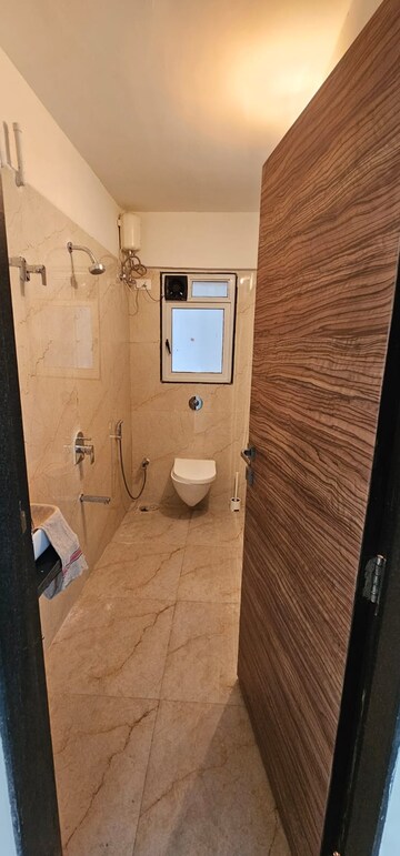 Bathroom in 2 BHK Apartment at Vaibhavlaxmi Templum Heights, Vikhroli East – for Rent