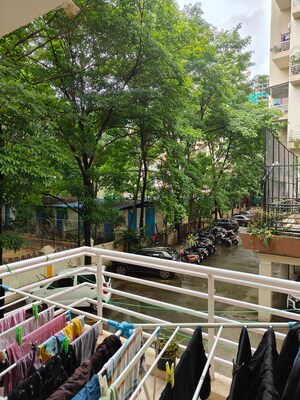 Balcony in 2 BHK Apartment at Kunal Icon, Pimple Saudagar – for Sale