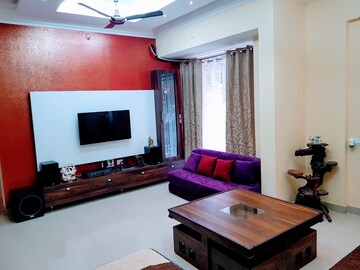 Living Room in 3 BHK Apartment at G Corp The Icon, Thanisandra Main Road – for Rent