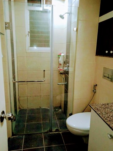 Bathroom in 3 BHK Apartment at G Corp The Icon, Thanisandra Main Road – for Rent