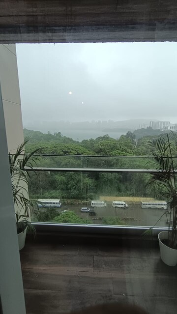 Balcony in 3 BHK Apartment at LnT Elixir Reserve, Powai – for Rent