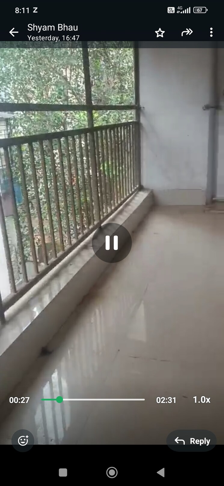 Balcony, kk-vinayak-complex 2 Bedroom 726 Sq.Ft. Apartment In Bandra East Mumbai 8991713