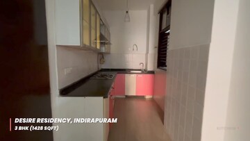 Kitchen in 3 BHK Apartment at Saya Desire Residency, Ahinsa Khand 2 – for Sale
