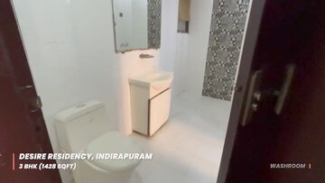 Bathroom in 3 BHK Apartment at Saya Desire Residency, Ahinsa Khand 2 – for Sale