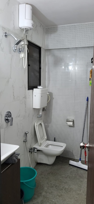 Bathroom in 1 BHK Apartment at Bhoomi Samarth, Goregaon East – for Rent