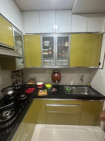 Kitchen in 4 BHK Apartment at Lodha Sterling, Kolshet Road – for Rent