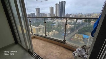 Balcony in 2 BHK Apartment at Lotus Lotus Link Square, Malad West – for Rent
