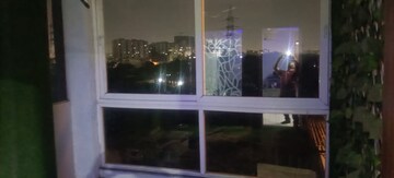 Balcony in 3 BHK Builder Floor at Green Fields Colony – for Rent