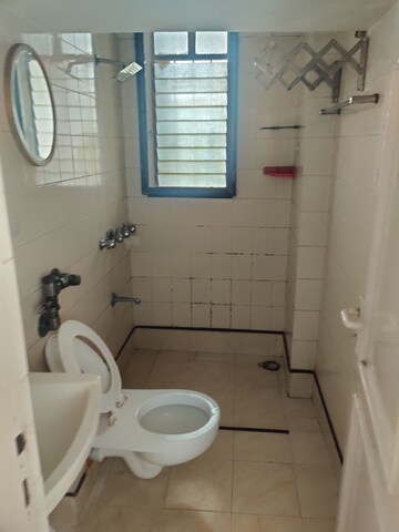 Bathroom in 2 BHK Apartment at Ankur Building, Malad West – for Rent