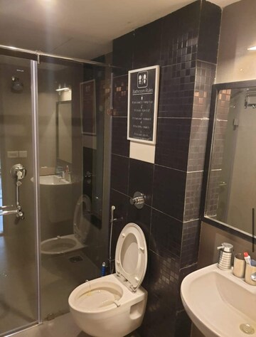 Bathroom in 3 BHK Apartment at The Wadhwa Anmol Prestige, Mahesh Nagar – for Rent