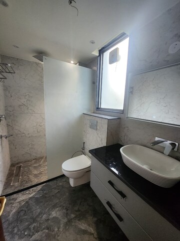 Bathroom in 4 BHK Builder Floor at Sushant Lok I – for Sale