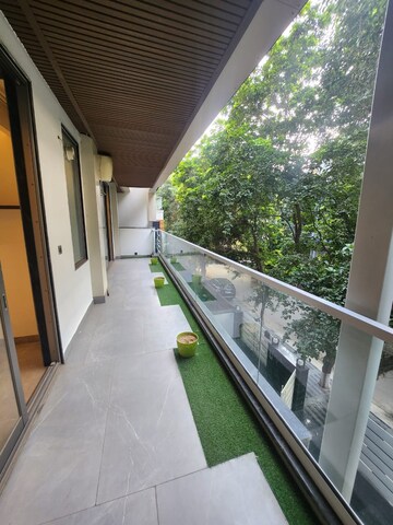 Balcony in 4 BHK Builder Floor at Sushant Lok I – for Sale