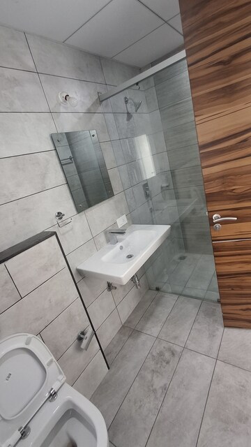 Bathroom in 3 BHK Apartment at Jayabheri The Summit, Narsingi – for Rent