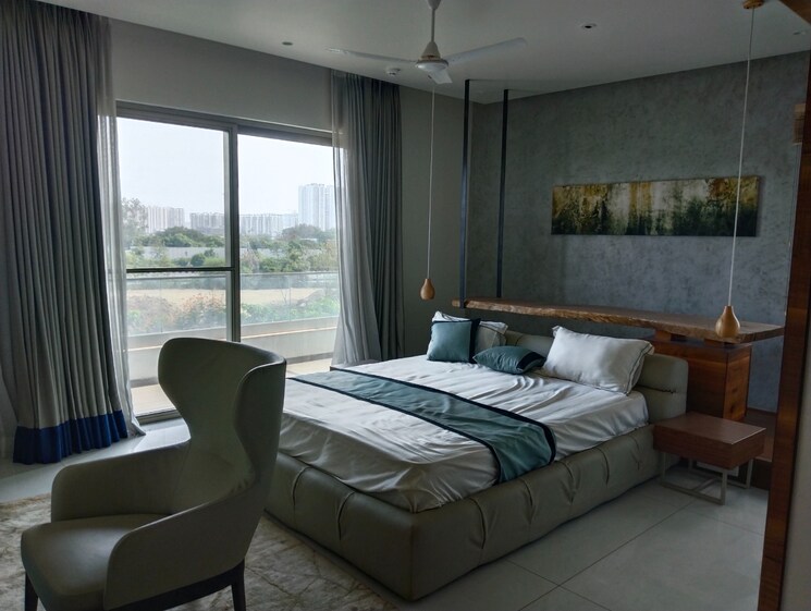Bedroom, jayabheri-the-peaks 4 Bedroom 5440 Sq.Ft. Apartment In Narsingi Hyderabad 8992015
