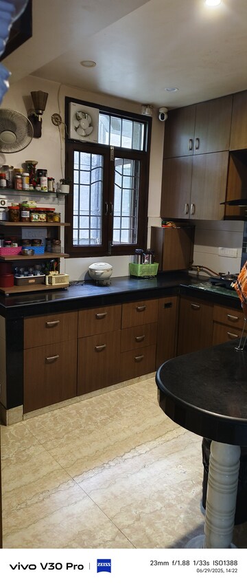 Kitchen in 3 BHK Apartment at Pawitra Cooperative Society, Vasundhara Enclave – for Rent