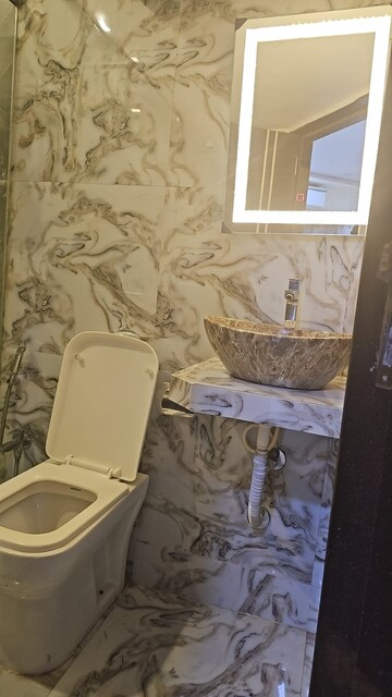 Bathroom in 2 BHK Apartment at Juhu – for Rent