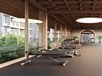 Gym in 4 BHK Apartment at Deep Indraprasth Saptak, Naranpura – for Sale