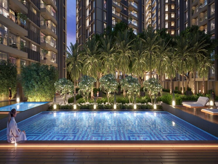 Swimming Pool, deep-indraprasth-saptak 4 Bedroom 3120 Sq.Ft. Apartment In Naranpura Ahmedabad 8992035